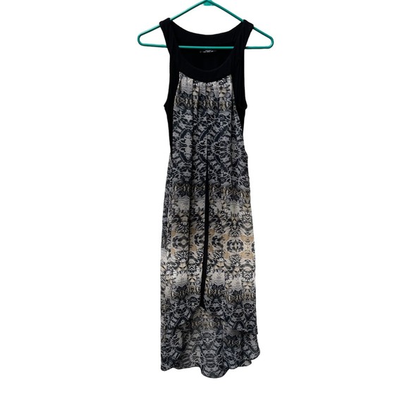 Wallis black tank dress with overlay‎ size 8 - Picture 1 of 6